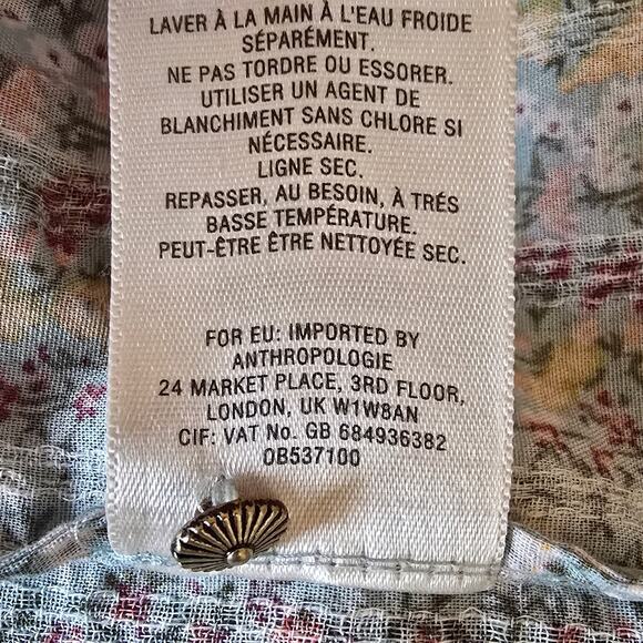 Anthropologie Maeve Gelise Floral Blouse - Picture 10 of 14